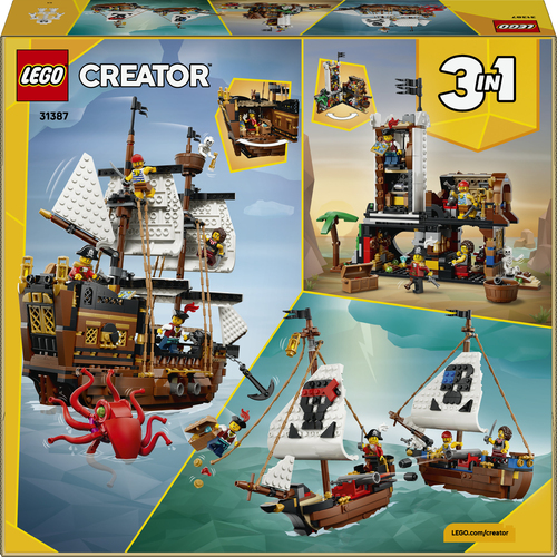 LEGO Creator 3in1 - Klassiek Piratenschip 31387 - Afbeelding 6
