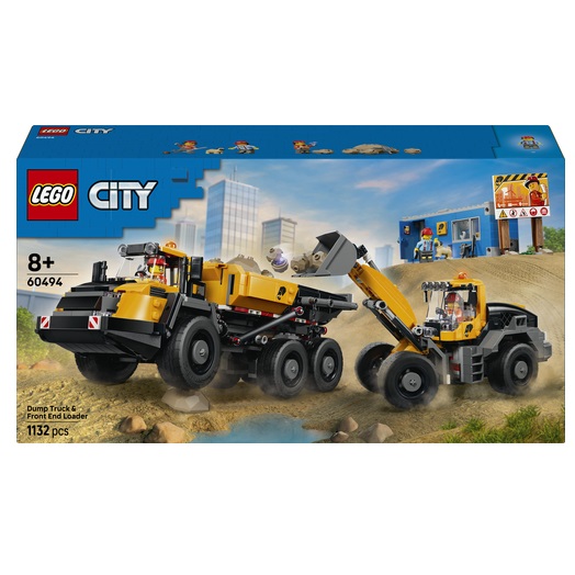 LEGO City - Kiepwagen en Voorlader Voertuig 60494