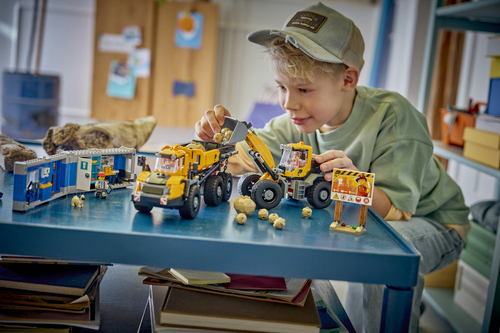 LEGO City - Kiepwagen en Voorlader Voertuig 60494 - Afbeelding 4