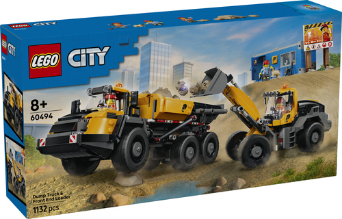 LEGO City - Kiepwagen en Voorlader Voertuig 60494 - Afbeelding 7