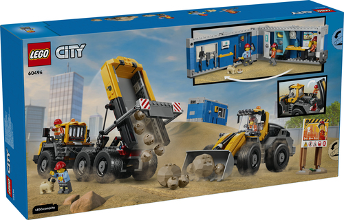 LEGO City - Kiepwagen en Voorlader Voertuig 60494 - Afbeelding 10