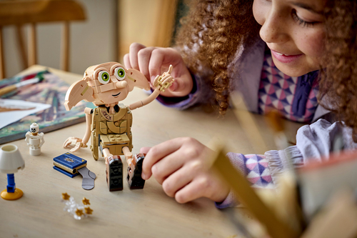 LEGO Harry Potter Dobby de Vrije Elf Bouwbaar Tovenaarswereld Speelgoed voo - Afbeelding 3