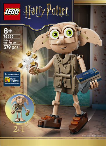 LEGO Harry Potter Dobby de Vrije Elf Bouwbaar Tovenaarswereld Speelgoed voo - Afbeelding 9