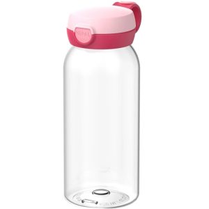Drinkfles met flipdop campus 600 ml – Cool pink