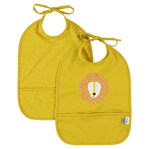 Trixie - Afwasbare slabbetje 2-pack - Mr. Lion