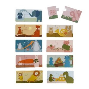 Trixie – Puzzeldoos – Dieren matchen – 10duo puzzels