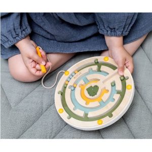 Trixie – Houten rond magnetisch doolhof – Mr. Dino