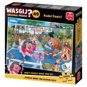 Wasgij Original 49 – Paniek op de padelbaan! (1000 stukjes)
