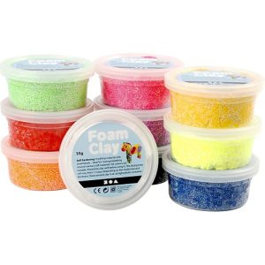 Foam Clay®, diverse kleuren, 10×35 gr/ 1 doos