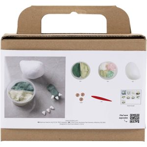 Mini Hobbyset Boetseren, Monster Lulu, lichtgroen, donkergroen, 1 doos