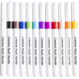Creatieve Multi Stift, lijndikte 4 mm, diverse kleuren, 12 stuk/ 1 doos