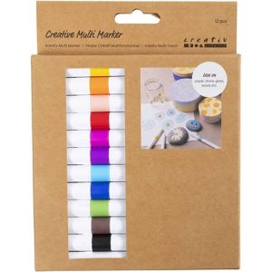 Creatieve Multi Stift, lijndikte 4 mm, diverse kleuren, 12 stuk/ 1 doos