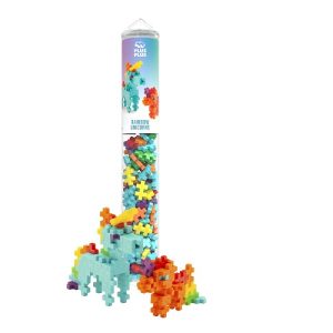 Plus-Plus Rainbow Unicorns 100st Tube (4372)