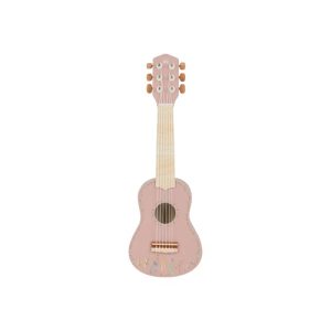 Little Dutch – Houten gitaar (Roze) – Safari Friends