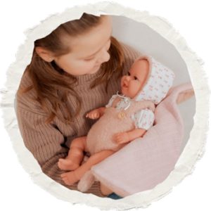 Arias – Elegance 35cm babyto Roos met deken