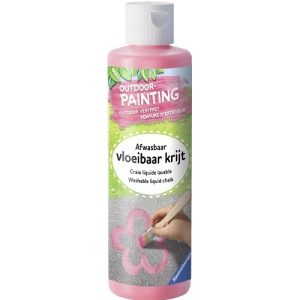 Vloeibaar krijt afwasbaar (roze)