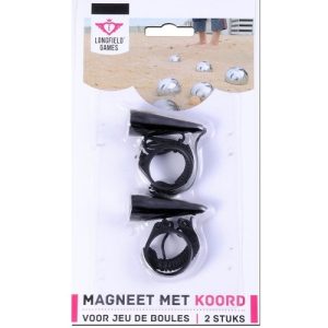 Jeu de Boules magneet met koord – 2stuks