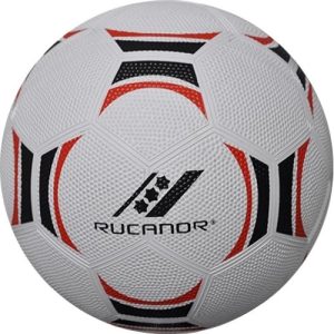 Rucanor Voetbal Top Shot New – maat 5 (wit/rood)