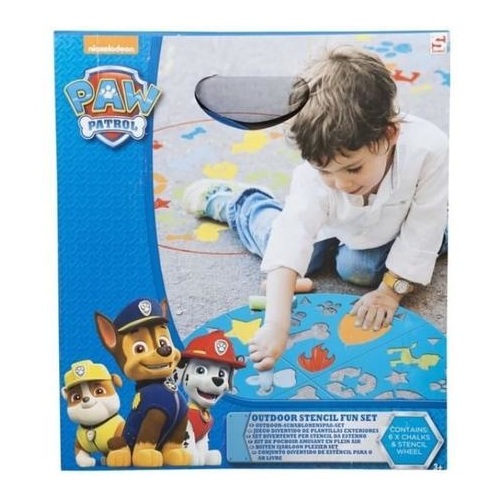 Paw Patrol - Outdoor Stencil Fun Set