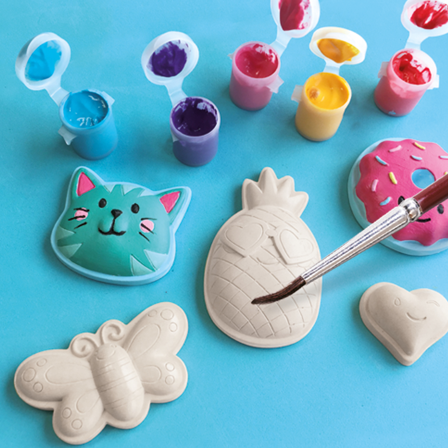 SES Creative Gieten en schilderen - Vrolijke figuren - Afbeelding 5