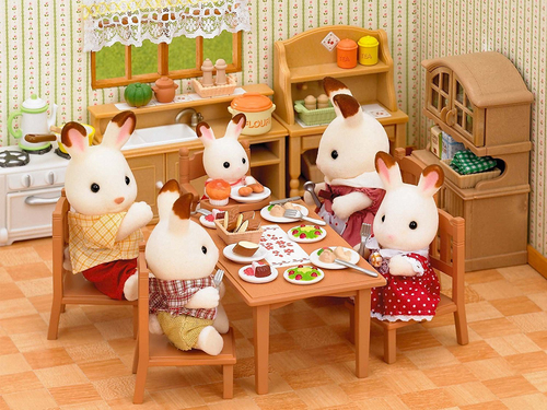 Sylvanian Families - Eettafelset - Afbeelding 7