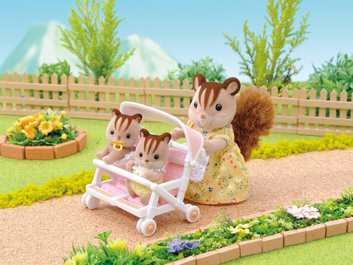 Sylvanian Families - Dubbele kinderwagen - Afbeelding 5