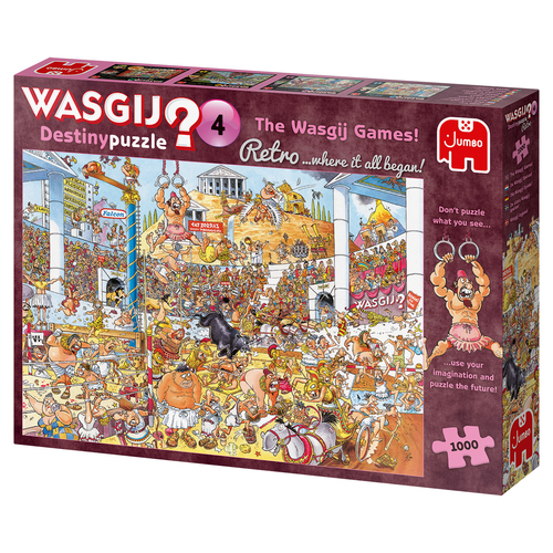 Wasgij Retro Destiny 4 - The wasgij games (1000 stukjes) - Afbeelding 4