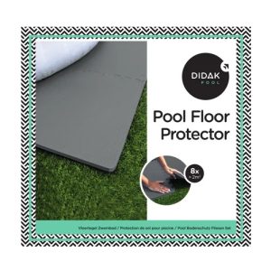 Didak Vloertegels 50x50x0,8cm – 8stuks (donkergrijs)