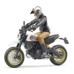 Bruder – Scrambler Ducati Desert Sled met motorrijder