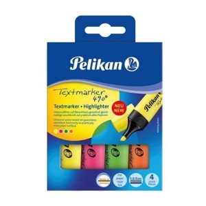 Pelikan Markeerstift 490/4 – kleuren ass.