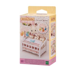 Sylvanian Families bed voor drieling met mobiel
