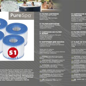 Spa S1 Filterpatroon, 6 Stuks