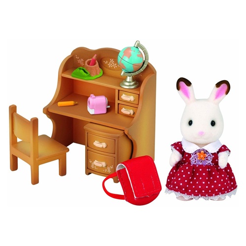 Sylvanian Families - Zus Chocoladekonijn meubelset (bureau)