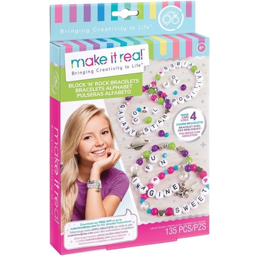 Make It Real - Blokletter armbanden maken