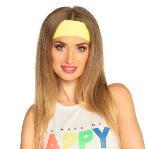 Hoofdband Retro NEON – geel