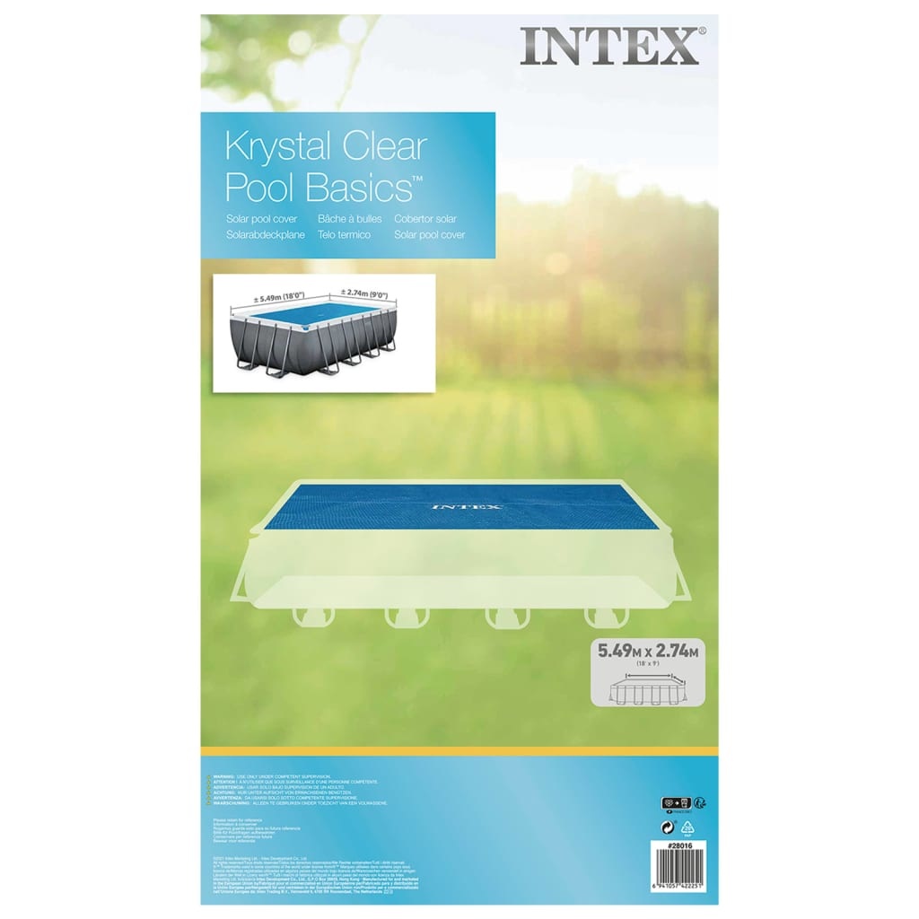 Intex Solar Afdekzeil 549x274cm - Afbeelding 2