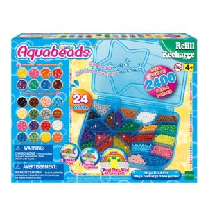 Aquabeads – Megabox met 2400 parels (navulling)