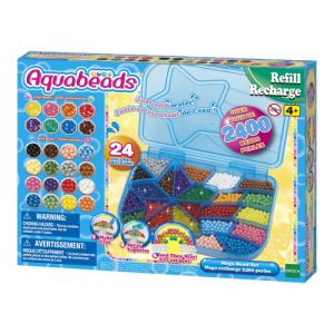Aquabeads – Megabox met 2400 parels (navulling)