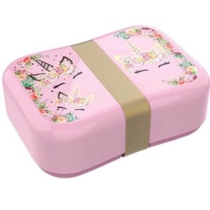 Lunch Buddies – Brooddoos STRAP UNICORN FLOWER 185x185x68mm