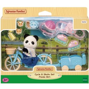 Sylvanian Families – Fiets & rolschaatsset meisje Panda
