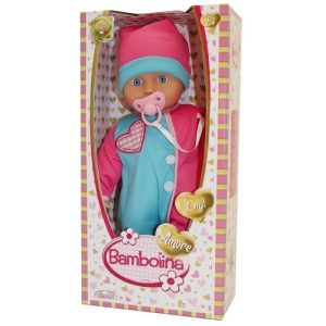 Bambolina Amore Babypop (36cm) met huilgeluidjes