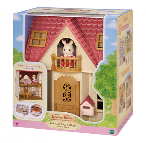 Sylvanian Families - Startershuis (Red Roof Cosy Cottage) - Afbeelding 2