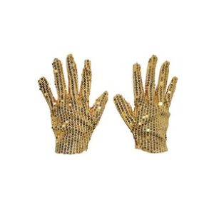 Handschoenen met pailletten – Goud