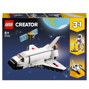 LEGO Creator 3in1 Space Shuttle – Ruimteschip-Astronaut Speelgoed voor Kind