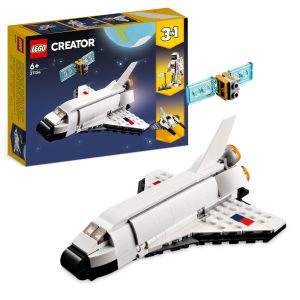 LEGO Creator 3in1 Space Shuttle – Ruimteschip-Astronaut Speelgoed voor Kind