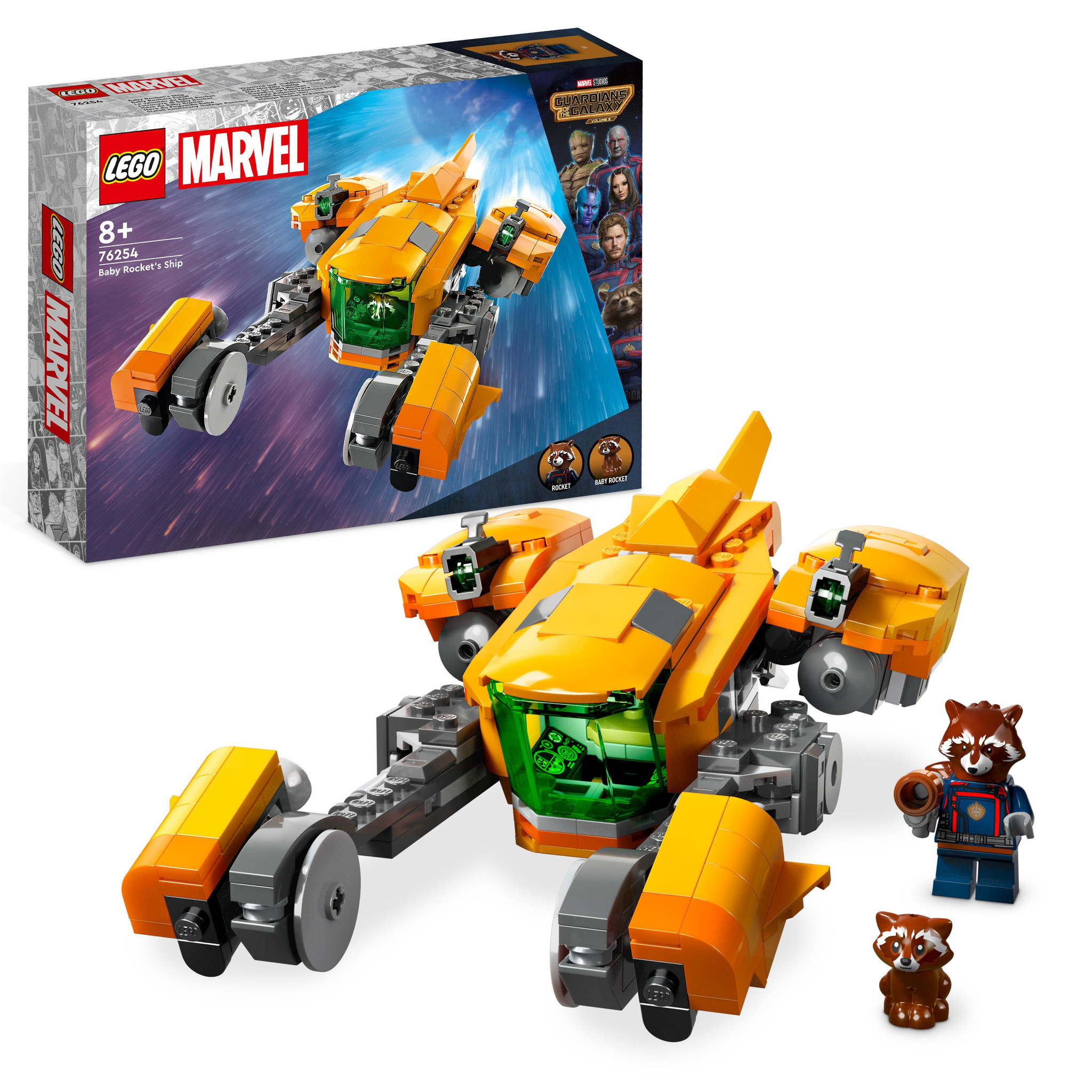 LEGO Marvel Guardians of the Galaxy Het schip van Baby Rocket - 76254 - Afbeelding 2