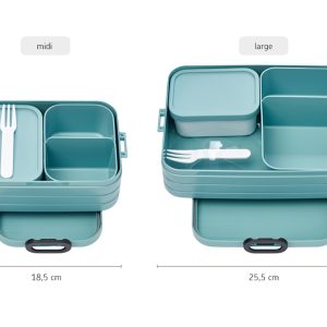 Bento lunchbox take a break midi – Nordic sage