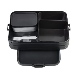 Bento lunchbox take a break large – Nordic black