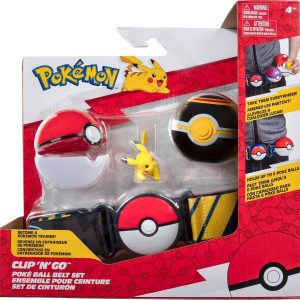 Pokémon Clip ‘N’ Go Poké Ball Belt Set Pikachu – 1 exemplaar