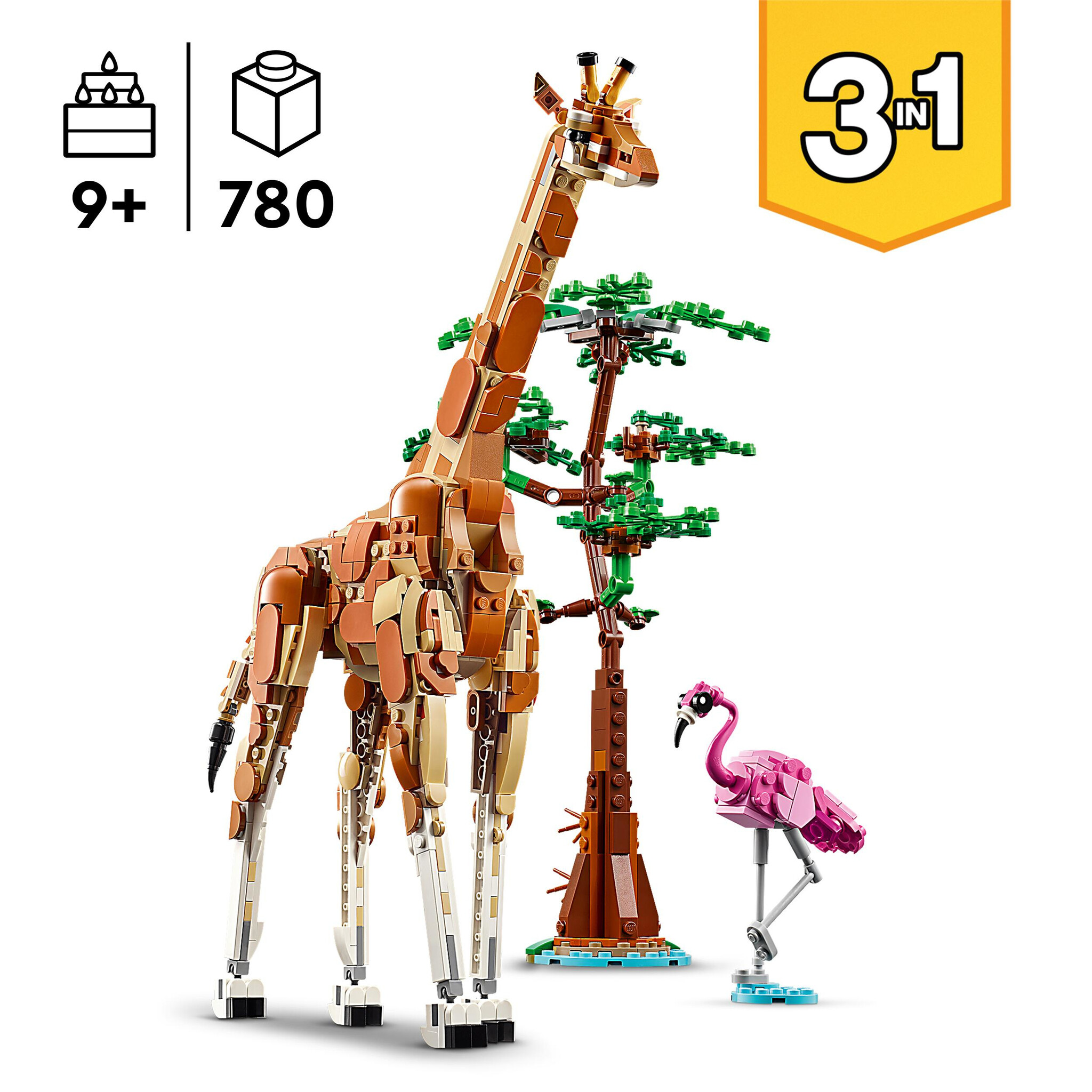 LEGO Creator 3-in-1 Safaridieren - 31150 - Afbeelding 4